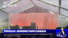À Versailles, Gérard Depardieu chante Barbara