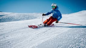 Le capteur "Smart Ski Experience" fournit, à travers une application mobile, un score qui reflète la maîtrise technique du skieur. 