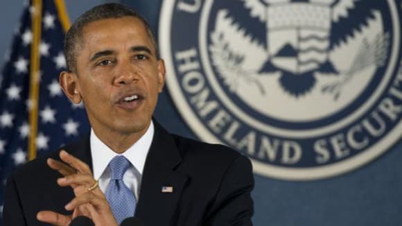 Barack Obama s'est exprimé depuis la Maison Blanche, ce mardi 8 octobre. Barack Obama s'est exprimé depuis la Maison Blanche, ce mardi 8 octobre.