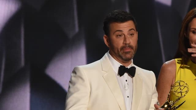 Les Emmy Awards 2016 avec Jimmy Kimmel, Minnie Driver et Michael Weatherly