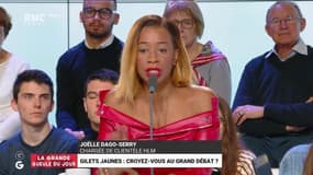"Le #GrandDebat était censé apaiser les choses, mais les #GiletsJaunes ne veulent pas !" @joelle_dago #GGRMC
