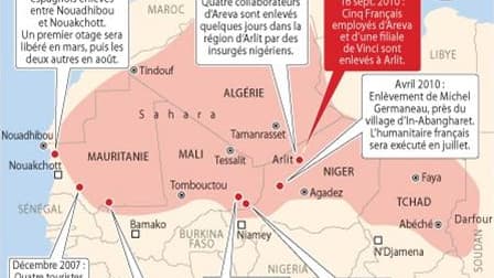 LES OCCIDENTAUX ENLEVÉS AU SAHEL DEPUIS 2007