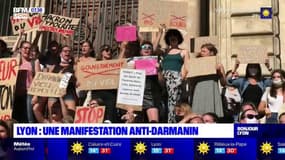 Lyon: des manifestantes ont protesté mardi contre la nomination de Gérald Darmanin au ministère de l'Intérieur