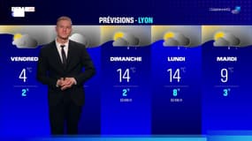 Météo Rhône: des nuages et des pluies ce jeudi, il fera 10°C à Lyon