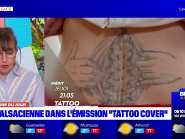 Histoire du jour: une Alsacienne veut cacher son tatouage raté dans l'émission "Tattoo Cover" ce jeudi