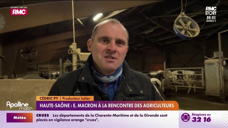 Haute-Saône : Emmanuel Macron à la rencontre des agriculteurs