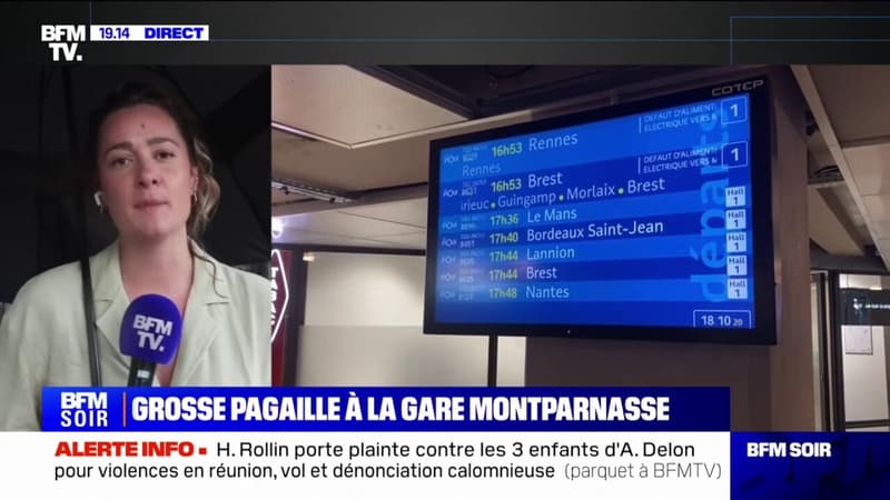 Retards à la gare Montparnasse: l'incident est résolu selon la SNCF