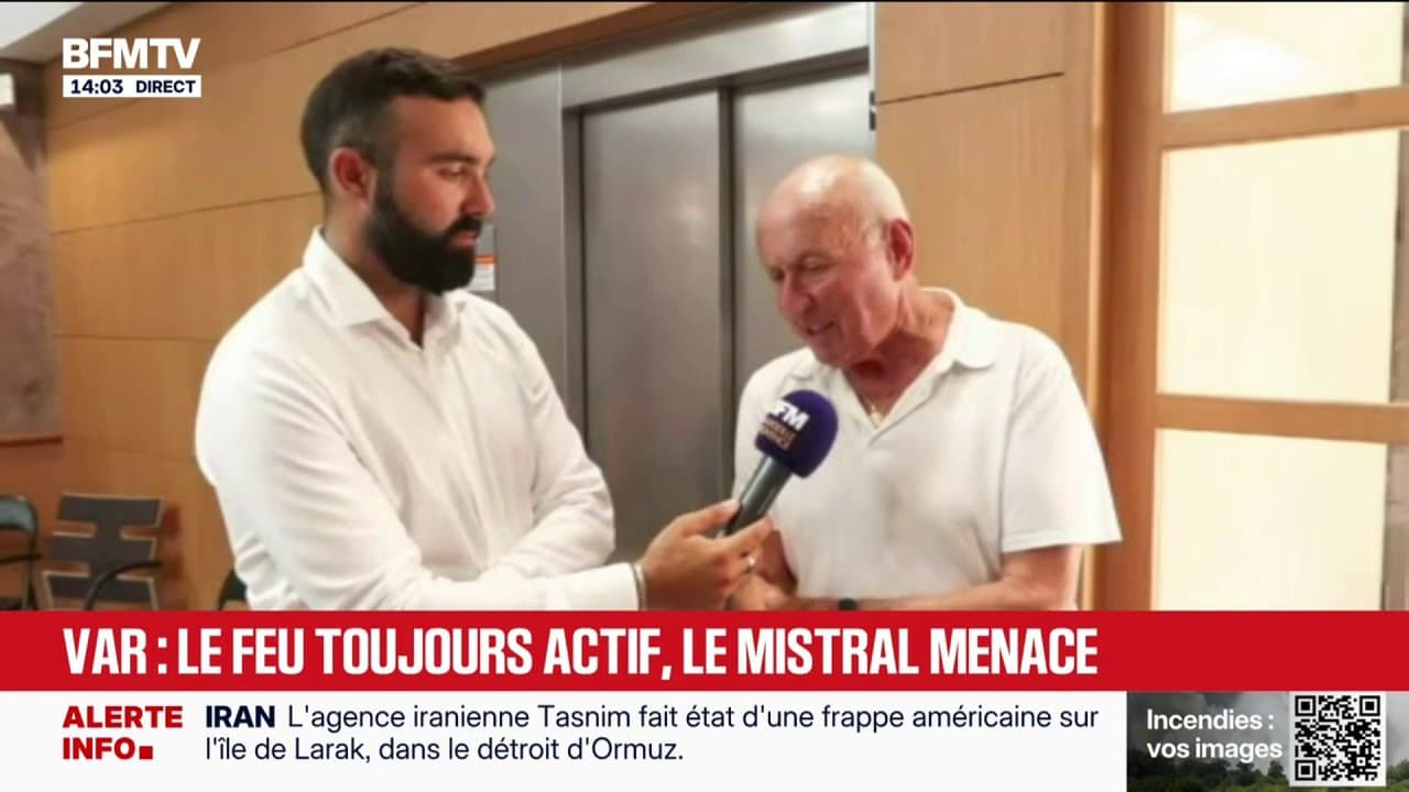 Incendies dans le Var: "La situation a évolué dans le bon sens, mais le feu n'est pas fixé", déplore le maire de Cotignac