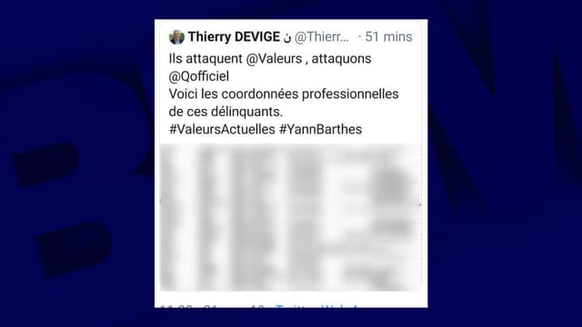 Le tweet polémique de Thierry Devige