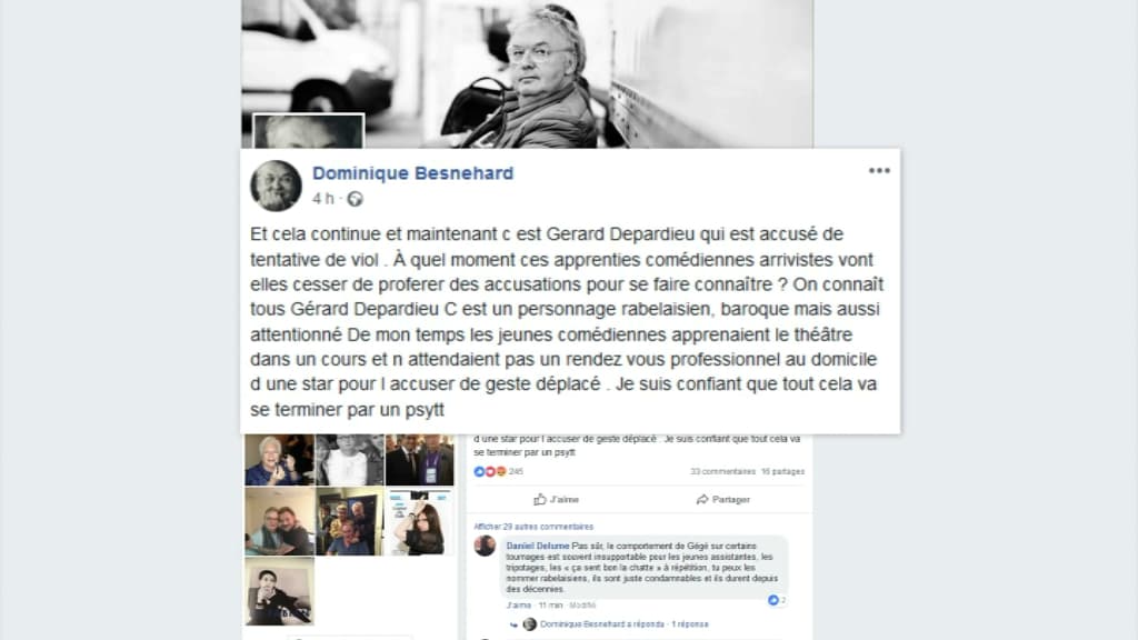 Message de Dominique Besnehard Message de Dominique Besnehard