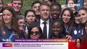 Parade des champions: Emmanuel Macron remettra aux athlètes médaillés des décorations républicaines mais pas de discours annoncé  