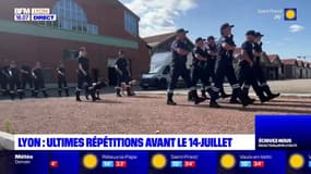 Ultimes répétitions avant le défilé du 14-juillet à Lyon