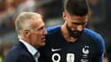 Olivier Giroud et Didier Deschamps