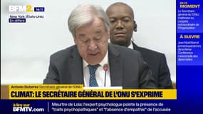 Le secrétaire général de l'ONU Antonio Guterres appelle à combattre la "désinformation" climatique