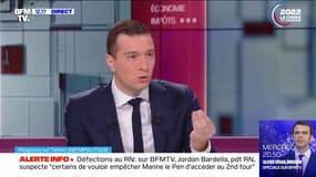 Jordan Bardella sur la recomposition de la droite: "Nous, ce n'est pas notre combat"