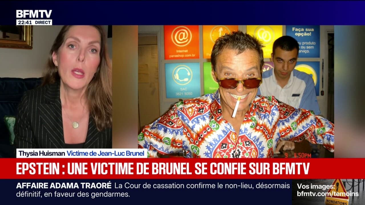 Thysia Huisman, victime de Jean-Luc Brunel, proche de Jeffrey Epstein, témoigne sur BFMTV Kép