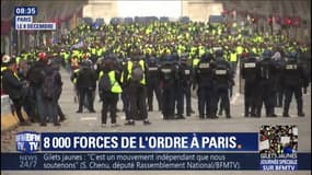 Gilets jaunes: quel est le dispositif de sécurité à Paris ?