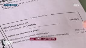Taxe d'habitation: Emma, auditrice RMC, constate une augmentation de sa taxe...
