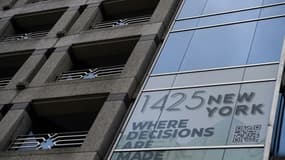 Un immeuble qui abritait des bureaux utilisés par le ministère de la Justice, à Washington, le 20 janvier 2022