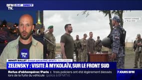 En visite à Mykolaïv, Volodymyr Zelensky envoie un message de soutien aux troupes ukrainiennes