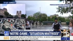 Notre-Dame: "La police a réagi avec rapidité", souligne le maire du 4ème arrondissement