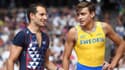 Renaud Lavillenie et Armand Duplantis, le 6 août 2017 à Londres
