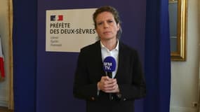 Emmanuelle Dubée, préfète des Deux-Sèvres, le 29 mars 2023 sur BFMTV