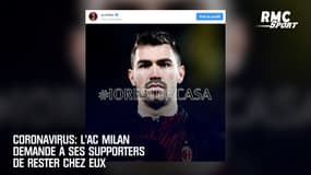 Coronavirus: L'AC Milan demande à ses supporters de rester chez eux