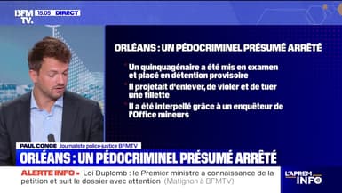 Orléans: un pédocriminel présumé interpellé avant de passer à l'acte