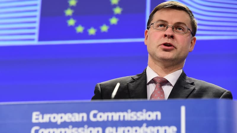 Valdis Dombrovskis, le vice-président de la Commission européenne