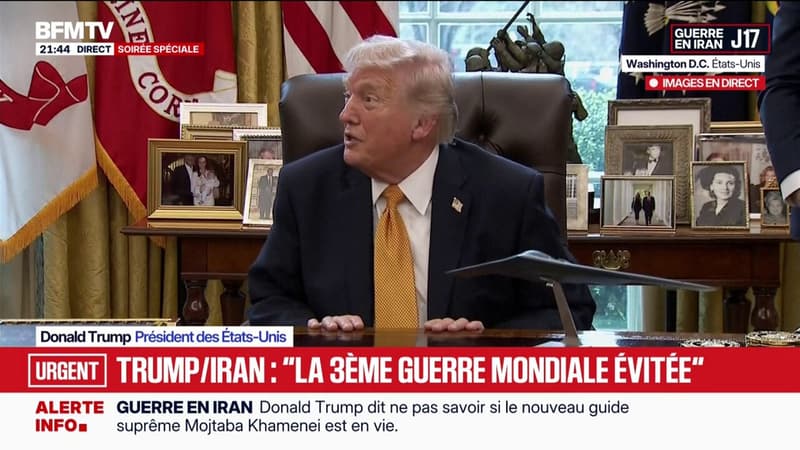 Guerre en Iran: "Nous les avons anéantis, nous les avons frappés comme jamais", déclare Donald Trump