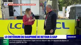 Critérium du Dauphiné: Daniel Galland, maire adjoint de Gap, "ne se rappelle pas avoir eu un peloton aussi relevé que cette année"