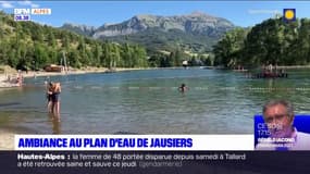 Alpes-de-Haute-Provence: les vacanciers sont présents au plan d'eau de Jausiers
