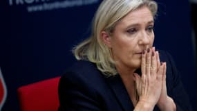 La présidente du Front national Marine Le Pen a été entendue mardi comme témoin assisté dans l'enquête sur des soupçons de fraude dans le financement des campagnes 2012 du parti d'extrême droite - Mardi 5 janvier 2016