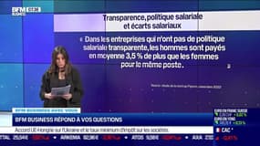 BFM Business avec vous : Est-ce vrai que plus une entreprise est transparente, plus les écarts de salaires sont faibles ? - 13/12