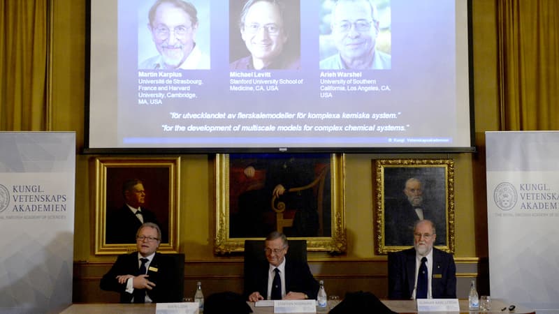 Le prix Nobel de chimie 2013 a été décerné mercredi à l'Austro-Américain Martin Karplus, l'Américano-Britannique Michael Levitt et l'Israélo-Américain Arieh Warshel.
