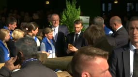 Emmanuel Macron inaugure le Salon de l'Agriculture le 23 février 2019.