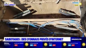 Des Lyonnais privés d'Internet en raison de sabotages