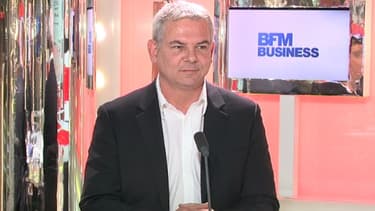 Thierry Lepaon, le futur patron de la CGT, était l'invité de BFM Business, mercredi 20 février.