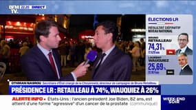 Présidence LR: "La droite s'est trouvée un chef qui va rassembler tout le monde", estime Othman Nasrou, directeur de campagne de Bruno Retailleau  