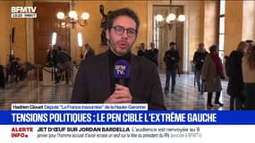 Agression de Jordan Bardella: "Il faut condamner tous les types de violences (...) mais ne commençons pas à faire des martyrs pour un œuf", estime Hadrien Clouet (LFI)