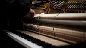 Un atelier de fabrication de pianos à Lyon en 2020 (photo d'illustration)