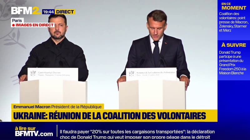 Guerre en Ukraine: "Nous avons réuni une coalition nouvelle: la coalition antibalistique", déclare Emmanuel Macron