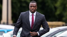 Benjamin Mendy lors de son arrivée au tribunal de Chester, le 17 août 2022