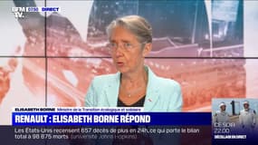 Elisabeth Borne sur Renault: "Il faut être conscient que le secteur est en difficulté" et "sauver le maximum d'emplois"
