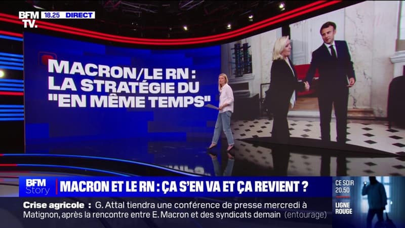 LES ÉCLAIREURS - Emmanuel Macron/RN: la stratégie du 