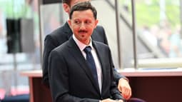 Pablo Longoria en marge du tirage au sort de la Ligue Europa, le 28 août 2025.