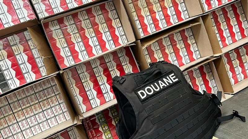 Contrebande: les douanes saisissent des dizaines de milliers de paquets de cigarettes
