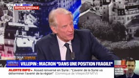 Dominique de Villepin : "Prudence" sur l'avenir de la Syrie - 08/12