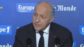 Le ministre des Affaires étrangères, Laurent Fabius, dimanche.